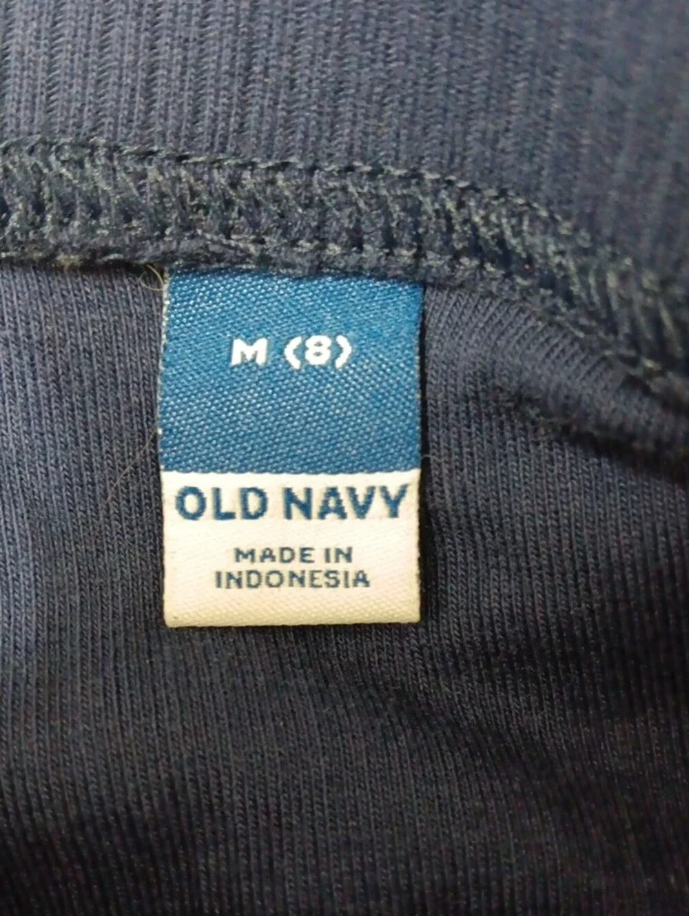 Old Navy Ribbed Navy Stretch Leggings For Girls
